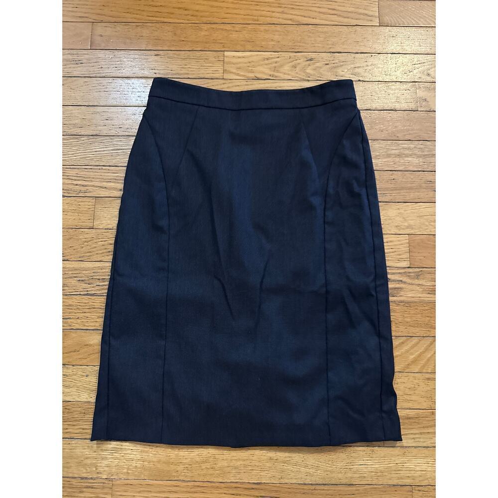 Womens Size 6 Ann Taylor Black Pencil Skirt